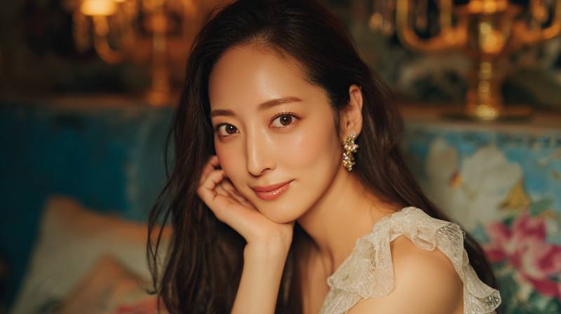 顎がシャープな女性