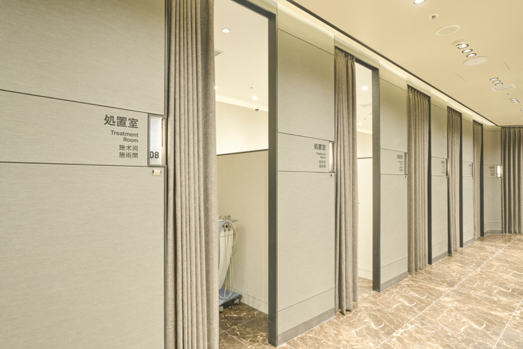 PGCクリニックのトリートメントルームエリア