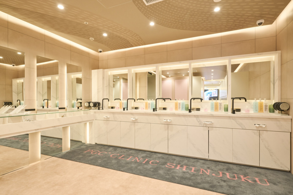 PGCクリニックのパウダールーム