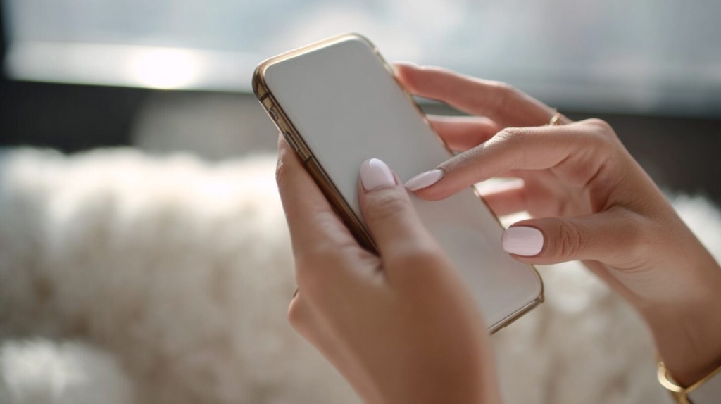 予約を取る手元のイメージ画像