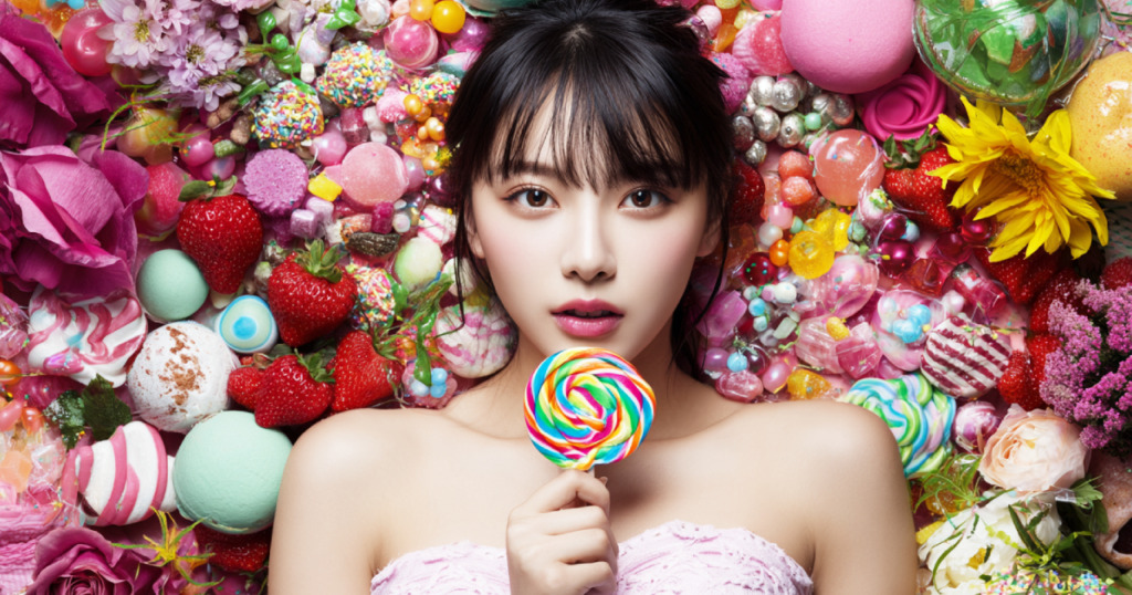 ロリポップイメージの女性