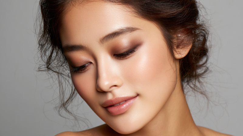 アイシャドウが主役の女性の画像