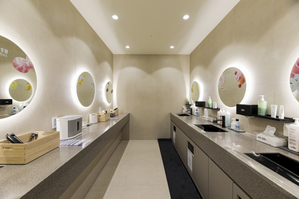 プムグローバルクリニック江南店のパウダールーム