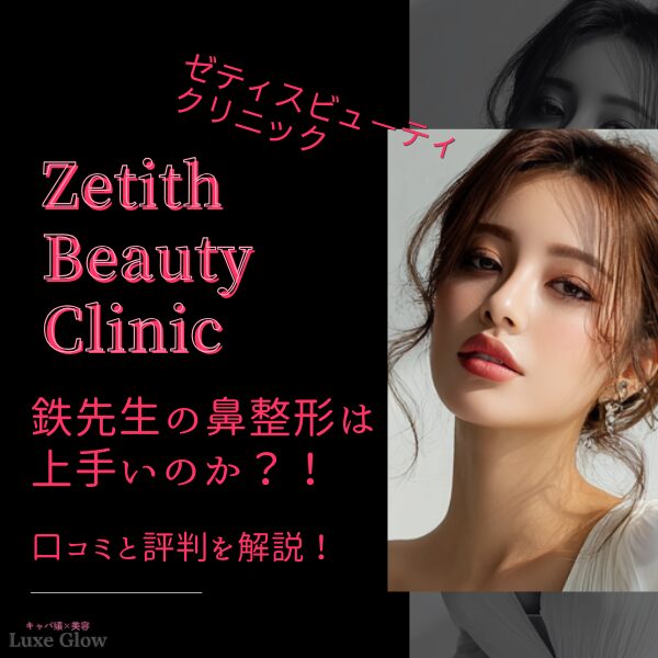 ゼティスビューティクリニック鉄先生は鼻整形の名医？口コミと評判を解説｜キャバ嬢×美容メディア【Luxe Glow】美容医療・スキンケア・愛用コスメ紹介