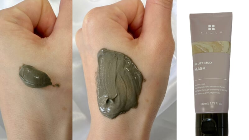 リリーフ マッド マスクのスウォッチ・レビュー