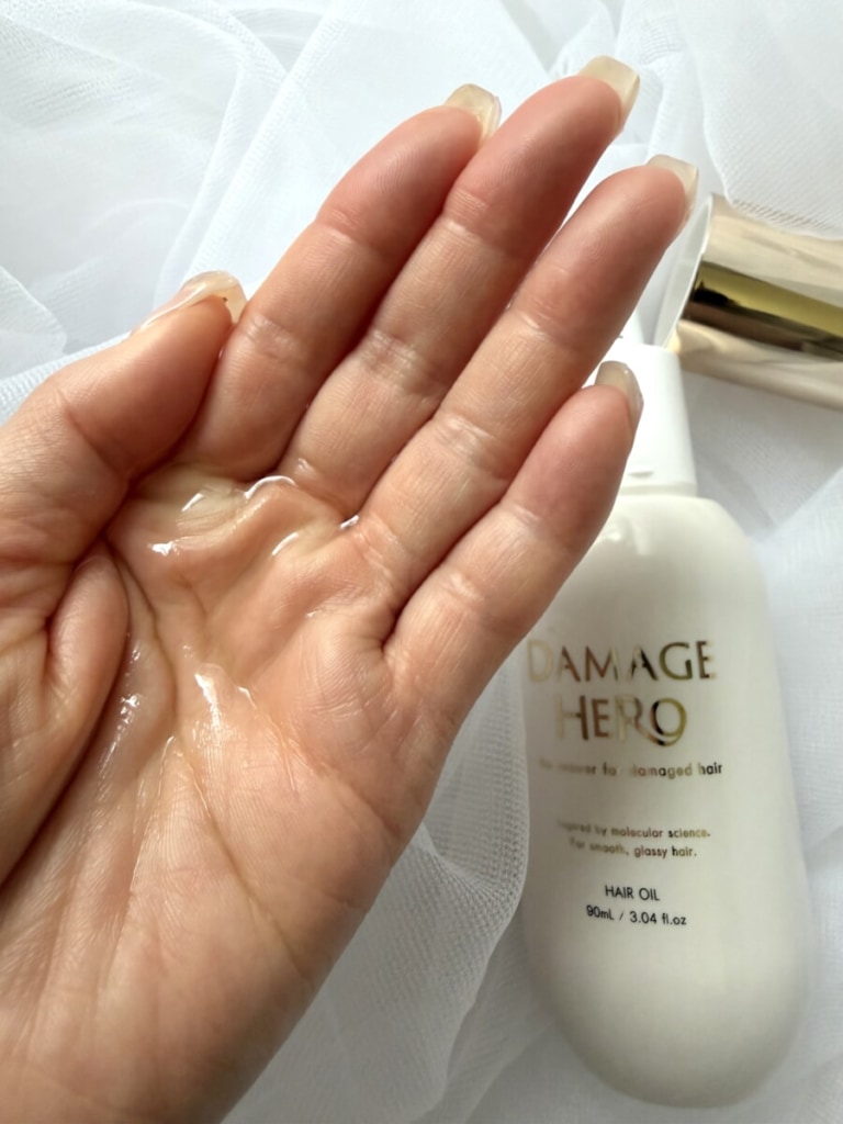 ダメージヒーローのヘアオイル