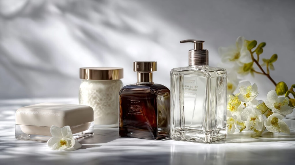 夏のボディケアアイテムのイメージ画像