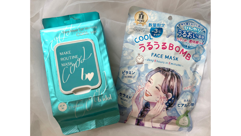 松田唯花 メイク前に肌を軽く冷やす